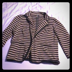 Stripe Blazer